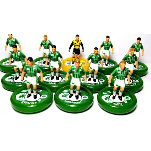 Subbuteo Andrew Table Soccer Panathinaikos 1985-86 on WSB Professional bases